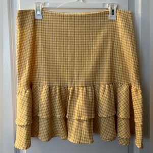 Nasty Gal gingham skirt